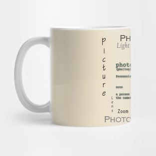 Photographer definition Mug